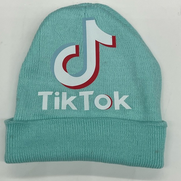 Turquoise Tik Tok Music Note Dance Girls Coin Jelly/Pop-it purse Winter Cap - Picture 5 of 8